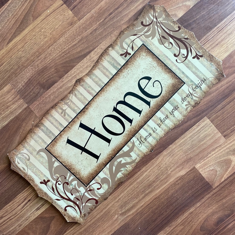 Vintage Audrey's Kitchen Sign Metal Wall Decor
